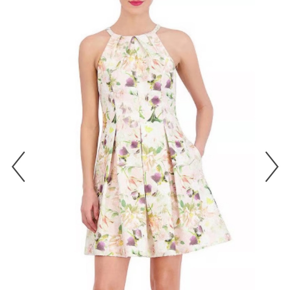 Vince Camuto Floral Print Mini Dress